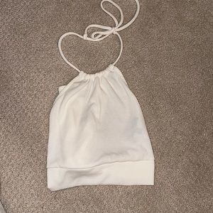 White LULUS  halter top!